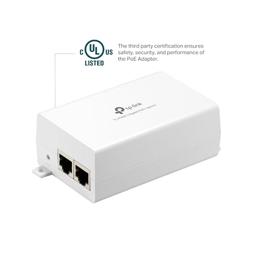TP-Link TL-PI30G | IEEE 802.3at/af Gigabit PoE+ Injector | Non-PoE to PoE Adapter | Supplies up to 30W | Plug & Play | Desktop/Wall-Mount | Power Over Ethernet | Distance Up to 328 ft. | UL Certified by TP-Link - Image 6