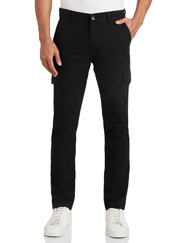 Image of Amazon Brand - Symbol Men's Stretchable Slim Fit Cargo Pants | Chinos | Casual Trousers