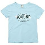 [Bee] ビー 半袖プリントTシャツ ガールズ ボーイズ 女の子 男の子 キッズ 綿 コットン プリント 春 夏 tbb02367 150cm JOCUND×Nくすみブルー地