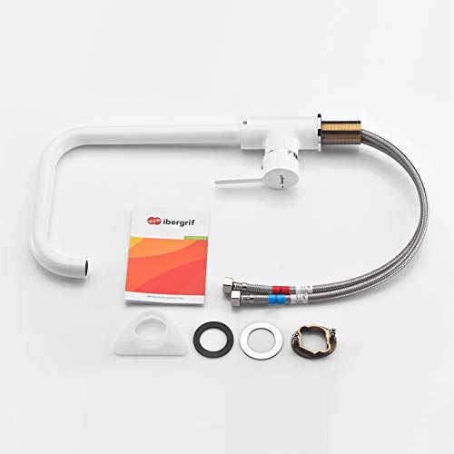 Ibergrif, Rubinetto da Cucina con Bocca Girevole a...