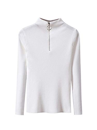 Changxi Camisola das mulheres Altamente Elástico Com Nervu s Tarta de Cor Sólida Manga Comprida Com