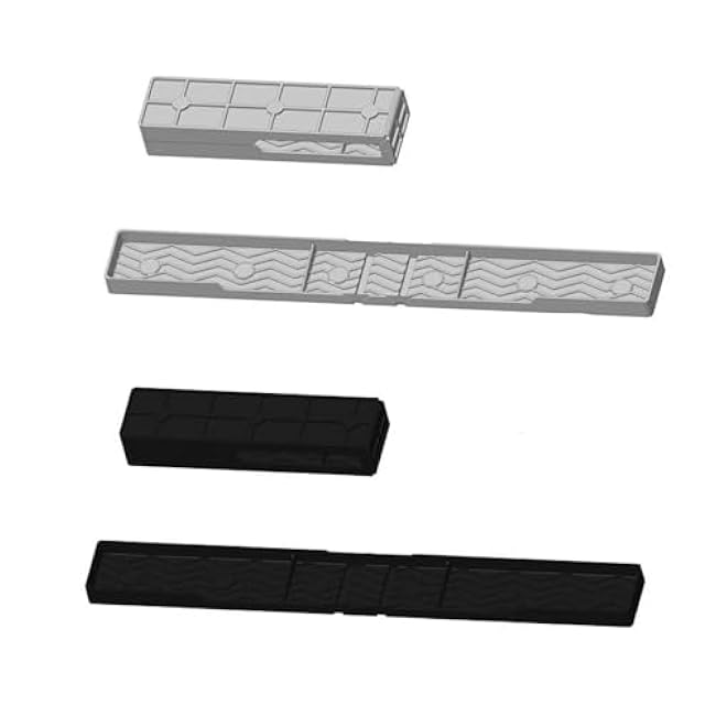 Stove Top Rack Folding Shelf Flexible Versatile Heat Resistant Easy to Use Kitchen Tools Seasoning Organizer Spice Jars Shelf, Black