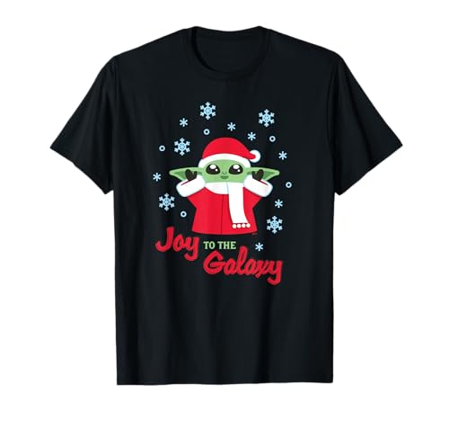 T-Shirt Star Wars Grogu de Noël : le cadeau idéal pour illuminer les fêtes.