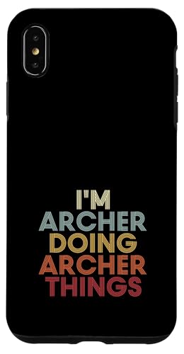 Archer Name Archer Personalized Name First Given �X�}�z�P�[�X iPhone XS Max �p