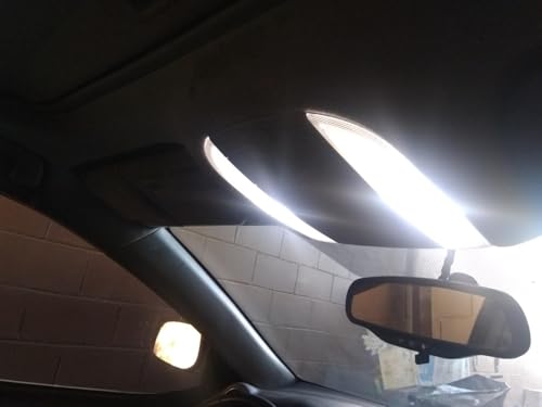 Bombillas LED iJDMTOY C5W 6411 para espejo de sol miniatura 6