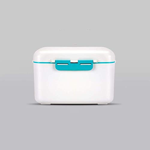 Caja de medicamentos multicapa para el hogar, caja de almacenamiento de medicamentos de gran capacidad, caja de primeros auxilios, 29,8 x 22,5 x 19 cm