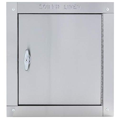 Oswald Supply, Stainless Steel Linen Chute - Right Hinged, 18"(W) X18(H), T-Handle by Oswald Supply - Used condition - US$399.02