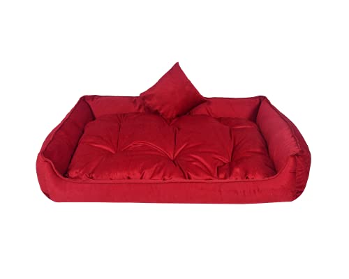 slatters be royal store Reversible Dual Ultra Soft Velvet Luxury Sofa Bed PET Bed | Dog Bed | CAT Bed | Puppies Puppy Bed (B079T833K8) Amazon Price History, Amazon Price Tracker