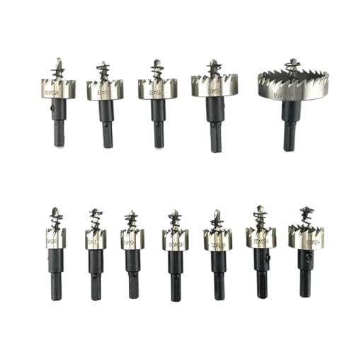 Set de brocas HSS 15-50 mm 12 piezas miniatura 1