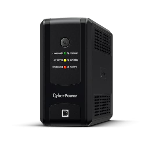 CyberPower UT850EIG UT Series 850Va/425w, 4 IEC Outlets, Mini Tower, Generator Compatible Line Interactive UPS Syetem