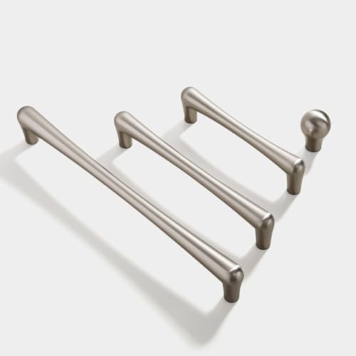 Poignées de meuble de cuisine design dorées Simplicity Hardware chrome 192 mm - 3
