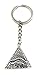 Produktbild Onlineworld2013 Schlüsselanhänger Auge Pyramide Ägypten Andenken Urlaub Silber Metall Anhänger Charm