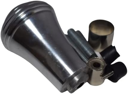 Miniatura 4 de FICUS GIFT Mango de perilla plateada con pieza de repuesto para caminar