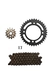 honda chain reaction Kit completo: incluye piñones delanteros y traseros 420 junto con una cadena 420 a juego