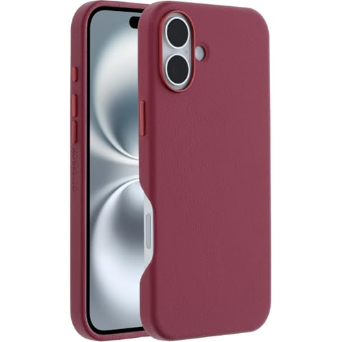 Image of OtterBox iPhone 16 Plus Symmetry Series Cactus Leather for MagSafe - Foxberry Pink
