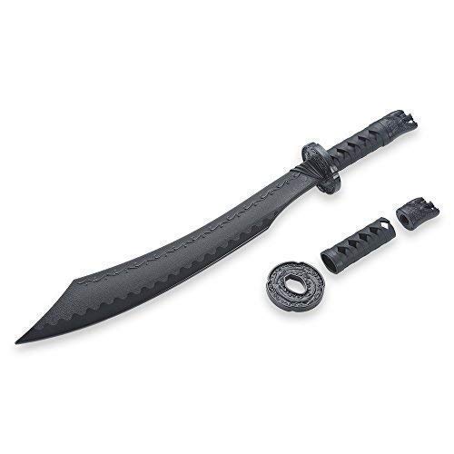 Épée incurvée Playwell Martial Arts W214 polypropylène noir sabre entraînement martial
