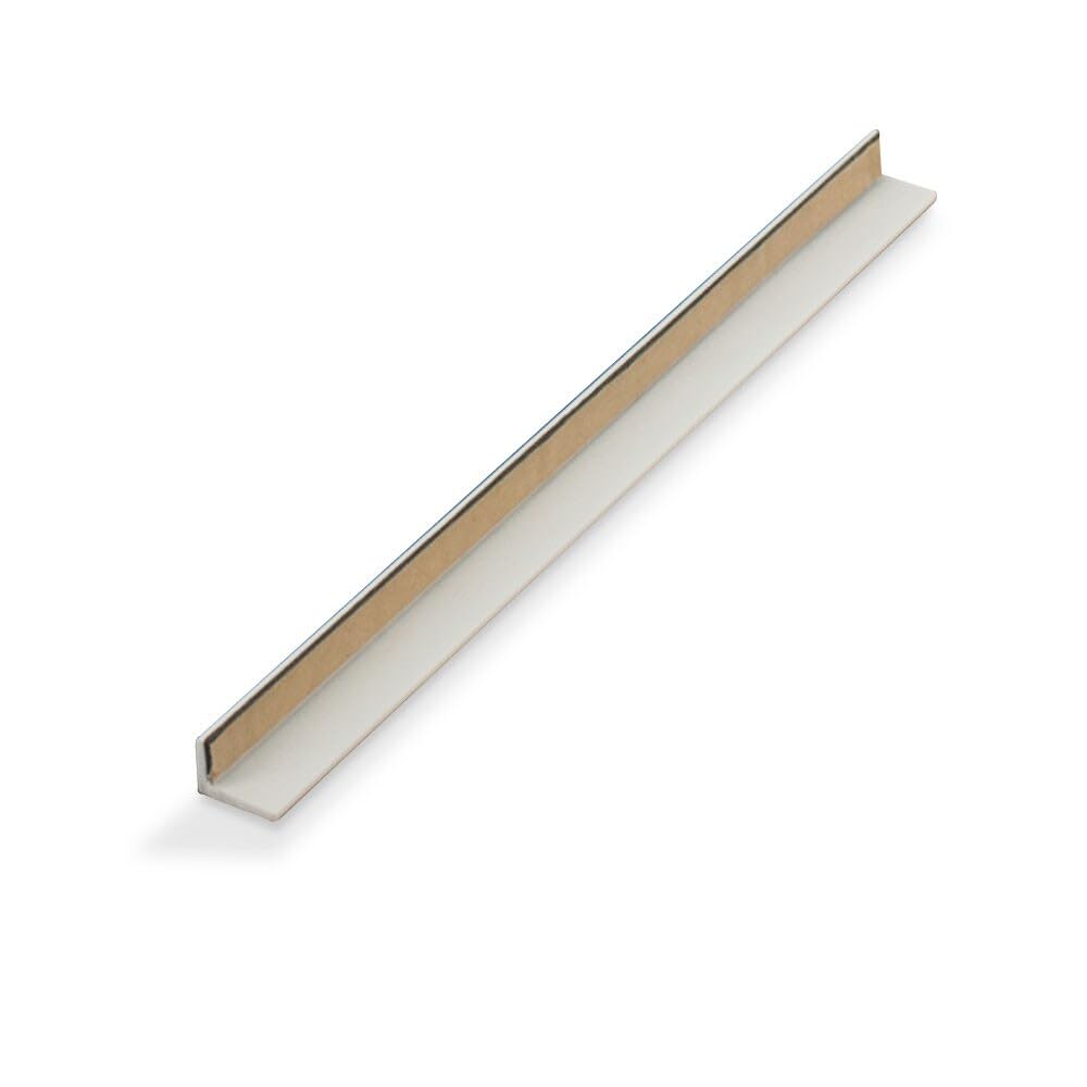 Outwater Plastics White 5/16" X 7/16" X 3/64" (.047") Thick Styrene Plastic Extruded 90 Degree Angle 36 Inch Lengths (Pack of 4)