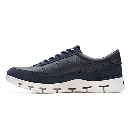 Image of Clarks Mens 26166010-black Comb Sneaker