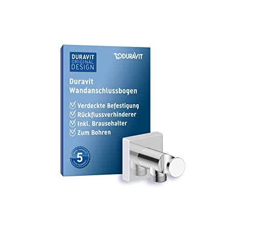 Duravit UV0630010010 Juego de conexión de Pared, Cromo Cover