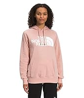 The North Face Women's Half Dome Pullover Hoodie, Pink Moss/TNF White, X-Small