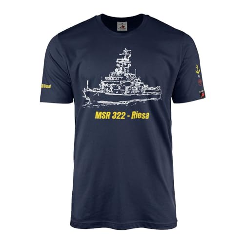 T-shirt 4. Flottille Warnemünde finition premium motif MSR 322 Riesa