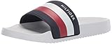 Tommy Hilfiger Men's Rozi Slide Sandal, White, 11