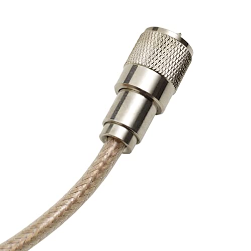 Roadpro 9' Mini-8 Pl-259 Coaxial Cable #TOP1