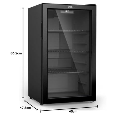 Refrigerador Expositor Vertical Eos Eco Gelo 124l Eev120p Preto 110v