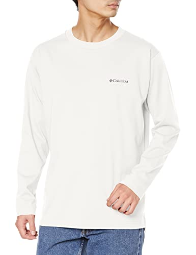 [コロンビア] ホーソン ロングスリーブ クルー PM0934 Tシャツ メンズ L Sea Salt, Logo