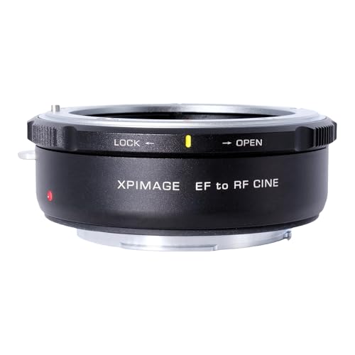 XPIMAGE Anillo adaptador de montaje para lente Canon EF a cámara de cine EOS RF RED Komodo
