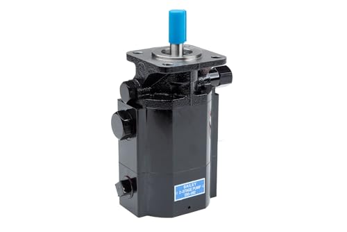 Chief Two-Stage Pump - Compact 2 Stage Hydraulic Log Splitter Pump - Wood Splitter Pumps, 3600 Max RPM, 3045 PSI, 10 GPM, 1” Inlet & 1/2