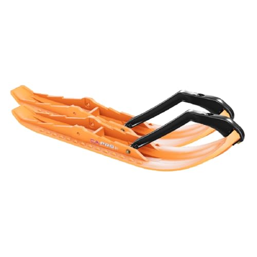 C&A Pro Orange TMX Snowmobile Skis w/ 9