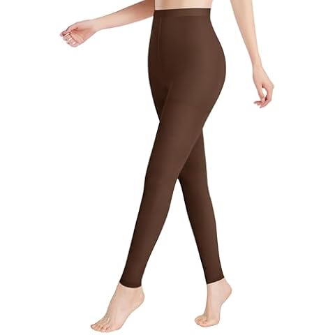 DCCDU Medical Compression Pantyhose for Women & Men, 20-30mmHg Graduated Support Tights, Opaque Closed Toe Waist High Compression Stockings & Leggings for Varicose Veins, Edema, Flight, DVT Cover