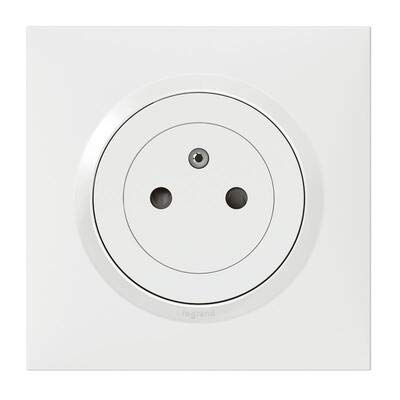 Legrand LEG300440 10 x 2P+T COMPL BLC Dooxie gniazda wtykowe z uziemieniem, białe, 10 sztuk