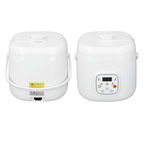 Mini Panela de Arroz, Revestimento Antiaderente e Panela de Arroz Fácil de Limpar Travas de Seguranç