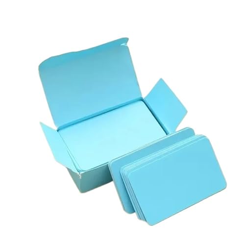 Cartes postales vierges en papier kraft bleu pour vos ateliers d'écriture