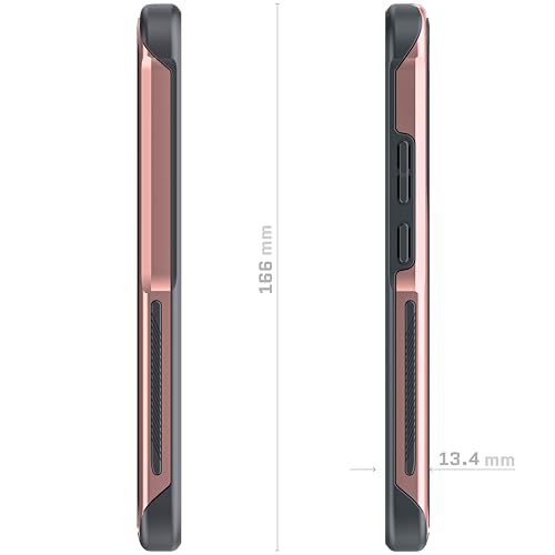 Coque Galaxy S22 Plus antichoc Ghostek dos transparent rose - 7