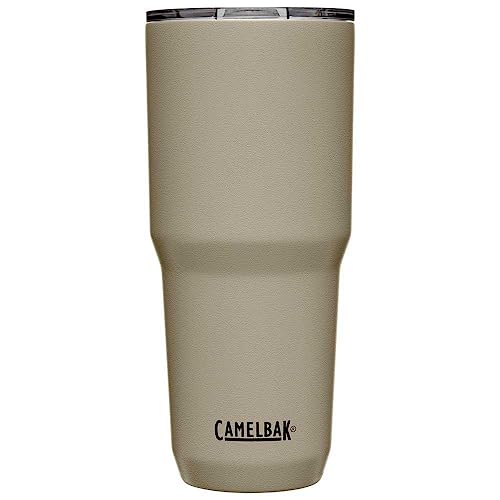 Image of CamelBak Horizon Tumbler - Insulated Stainless Steel - Tri-Mode Lid - Dune, 30 oz