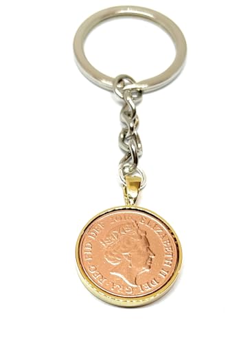 Porte-clé en bronze 8 ans de mariage 2016 bicolore or argent