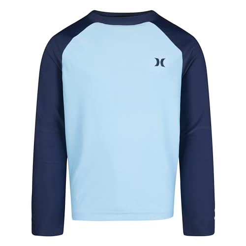 T-Shirt Garçon Hurley Hrlb UPF Tricot Raglan Top Bleu