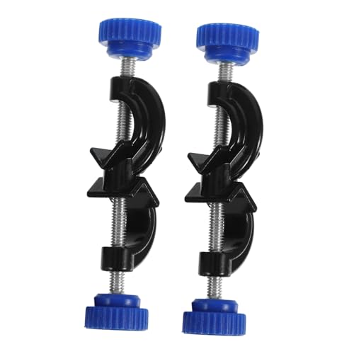 FUNOMOCYA 2pcs Laboratory Rack Clamp Jig Clamp Stand Clamp Holder for Laboratory Adjustable Clamp Bracket Laboratory Grip Support Lab Clip Clamp Labs Clip Holder Plastic
