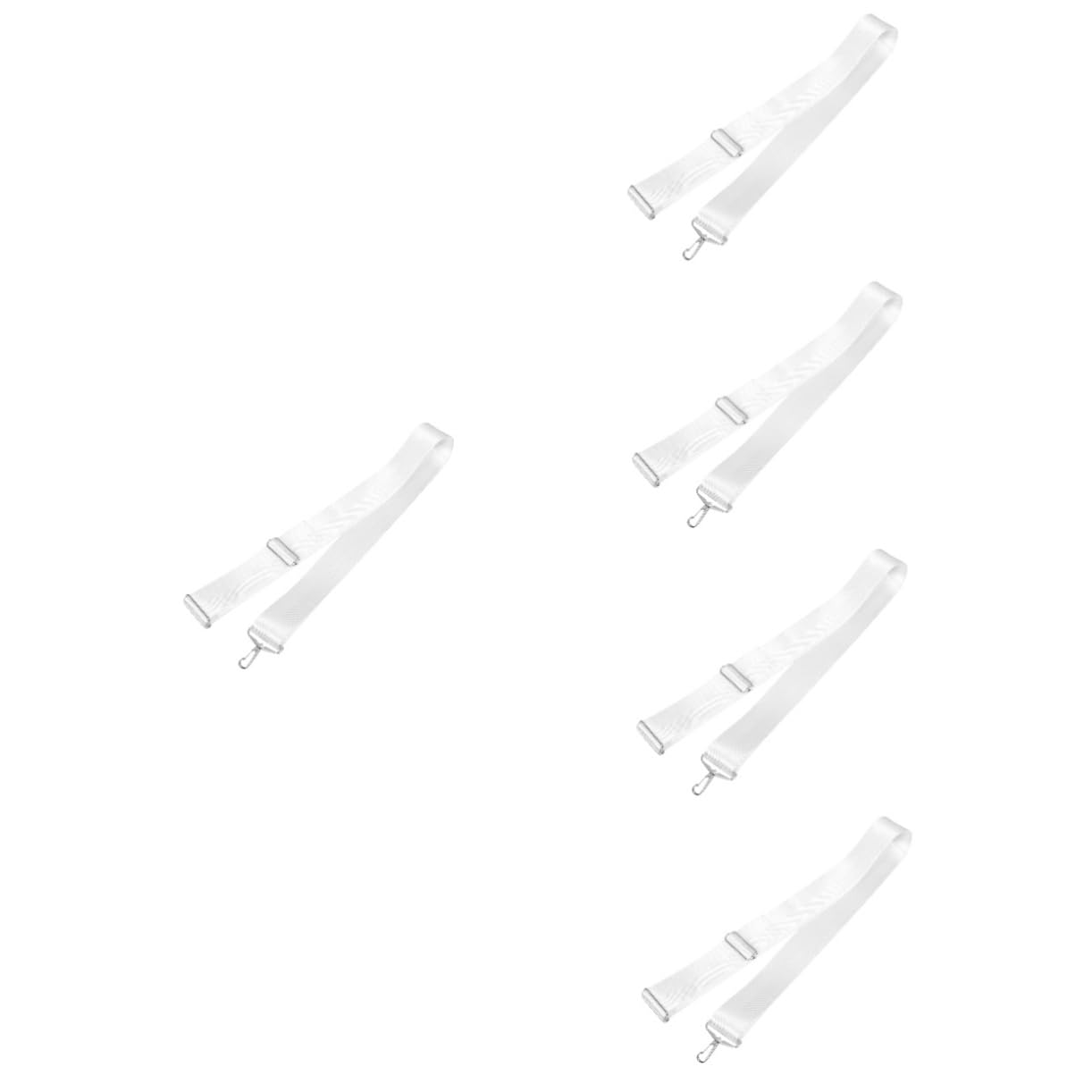 Toyvian Praktischer Tennisnetzgurt Höhenverstellbar Tennisnetzgurte Tennisnetz Mittelseil Tennis Mittelnetzgurt Tennisnetzzubehör Tragbarer Tennisnetzgurt Weißes Nylon