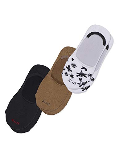 HUE Women's Super Soft Sneaker Liner Sock 3 Pair Pack