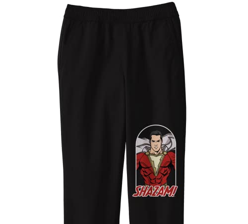 Bioworld Shazam! Movie Character and Logo Youth Black Graphic Jogger Pants2