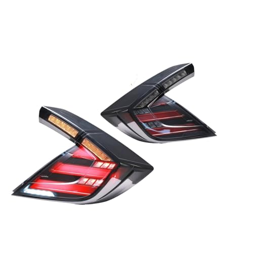 Feux arrière LED Civic clignotant dynamique noir optique Hatchback Type-R