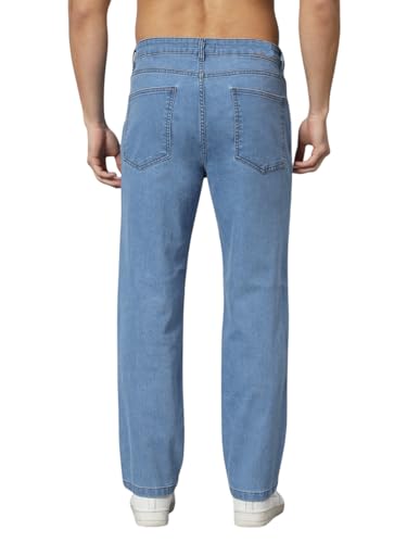 Image of Amazon Brand - INKAST Men Mid Rise Straight Fit Jeans | Denim Wear | Casual Pants | Straight Fit