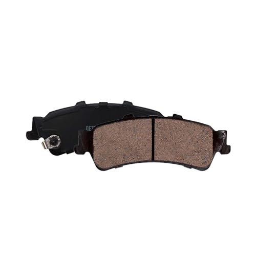 Image of Detroit Axle - Rear Brake Pads for 1999-2006 Chevrolet Silverado 1500 GMC Sierra 1500 Astro Safari Tahoe Yukon Cadillac DeVille DTS, Ceramic Brake Pads Replacement