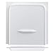 Leisure Coachworks 12" RV Screen Door Slider Panel and Handle/Stop for RV, Trailer, Camper, Motor Home, Cargo Trailer - OEM Replacement (White)