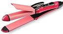 Nirvani NHC-2009 2 In 1 Hair Straightener And Curler, Professional use Women & Men with Ceramic Plate Straightener Ceramic Coated Plates, Quick Heatup & Travel Friendly (Pink) gallery image