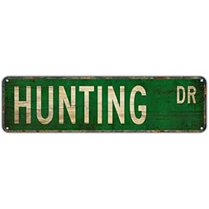 Metal Tin Sign Hunting sign Retro A...